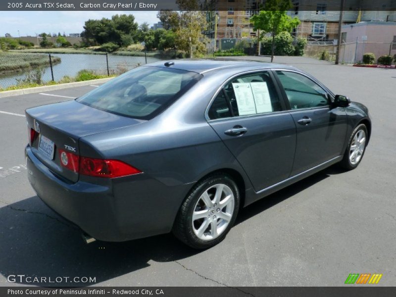 Carbon Gray Pearl / Ebony 2005 Acura TSX Sedan