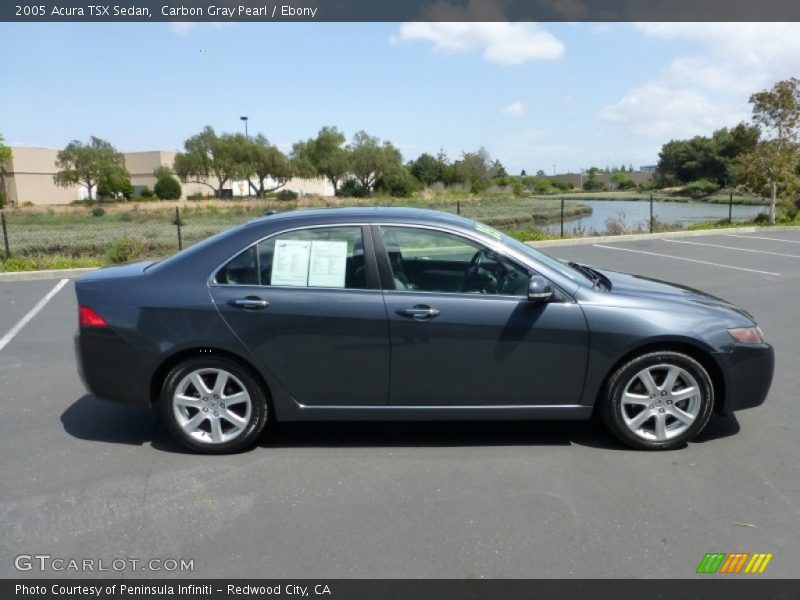 Carbon Gray Pearl / Ebony 2005 Acura TSX Sedan