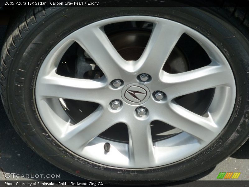 Carbon Gray Pearl / Ebony 2005 Acura TSX Sedan