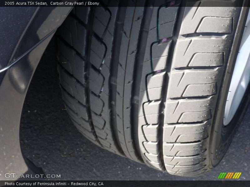 Carbon Gray Pearl / Ebony 2005 Acura TSX Sedan