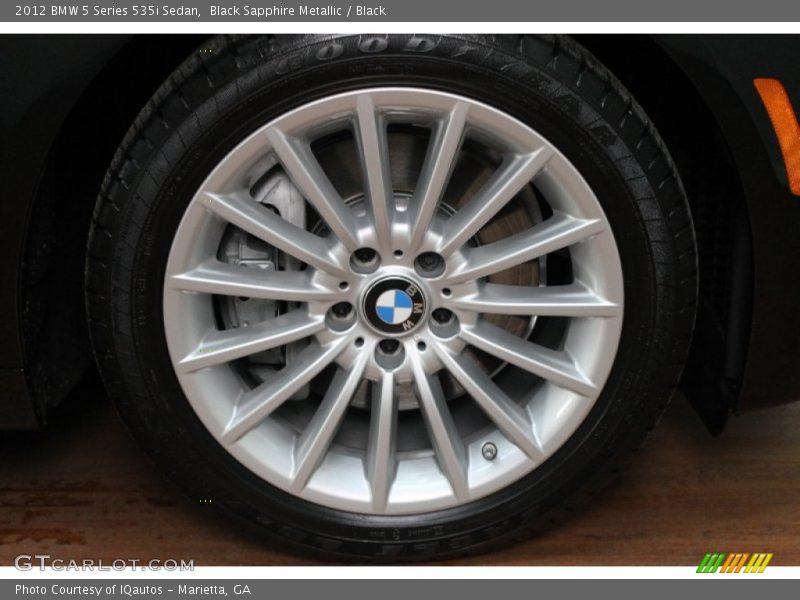 Black Sapphire Metallic / Black 2012 BMW 5 Series 535i Sedan