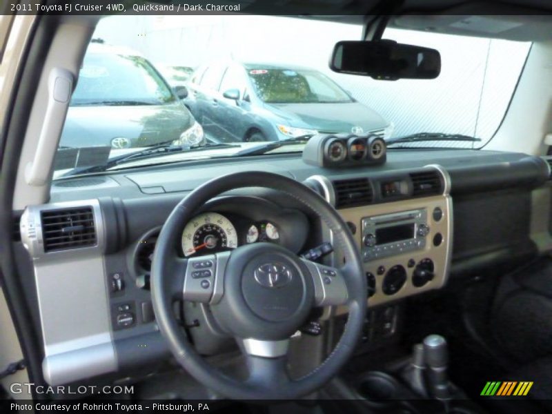 Quicksand / Dark Charcoal 2011 Toyota FJ Cruiser 4WD