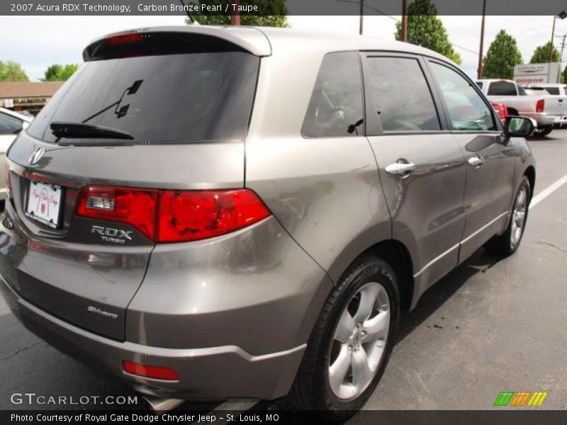 Carbon Bronze Pearl / Taupe 2007 Acura RDX Technology