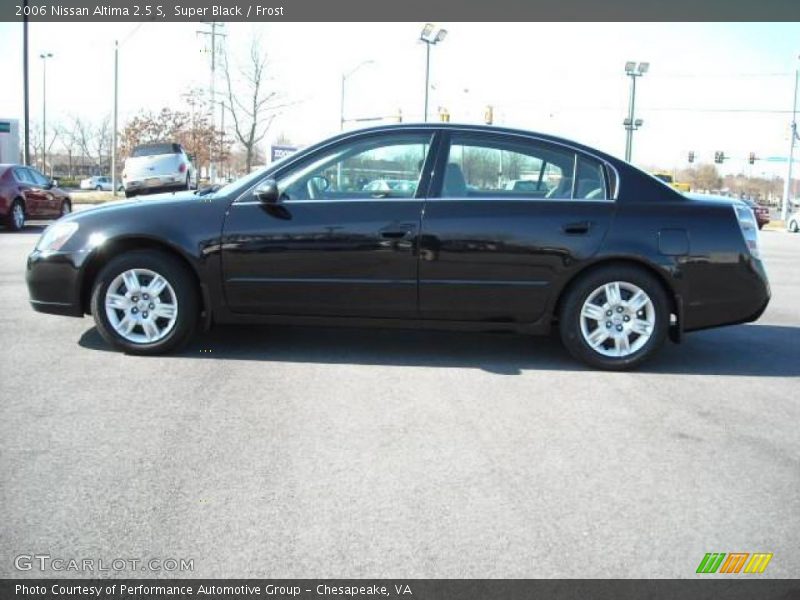 Super Black / Frost 2006 Nissan Altima 2.5 S