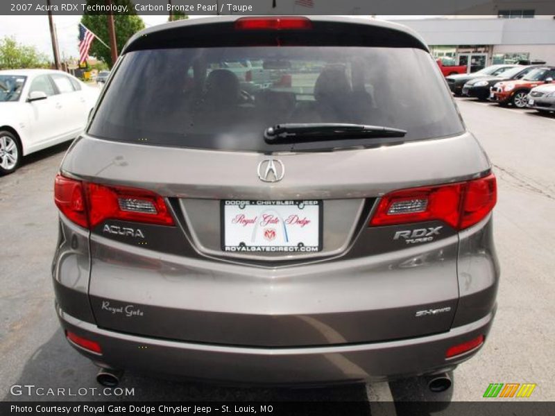 Carbon Bronze Pearl / Taupe 2007 Acura RDX Technology