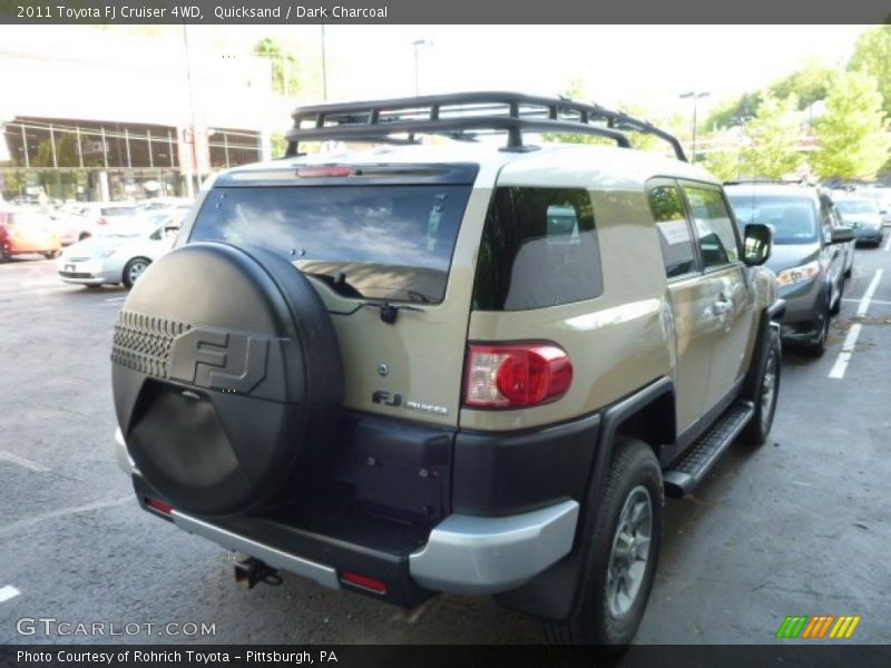 Quicksand / Dark Charcoal 2011 Toyota FJ Cruiser 4WD