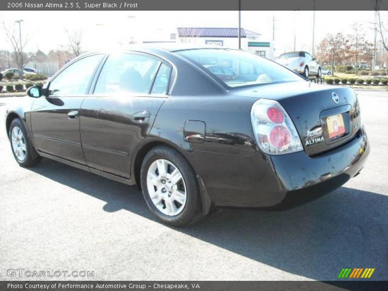 Super Black / Frost 2006 Nissan Altima 2.5 S