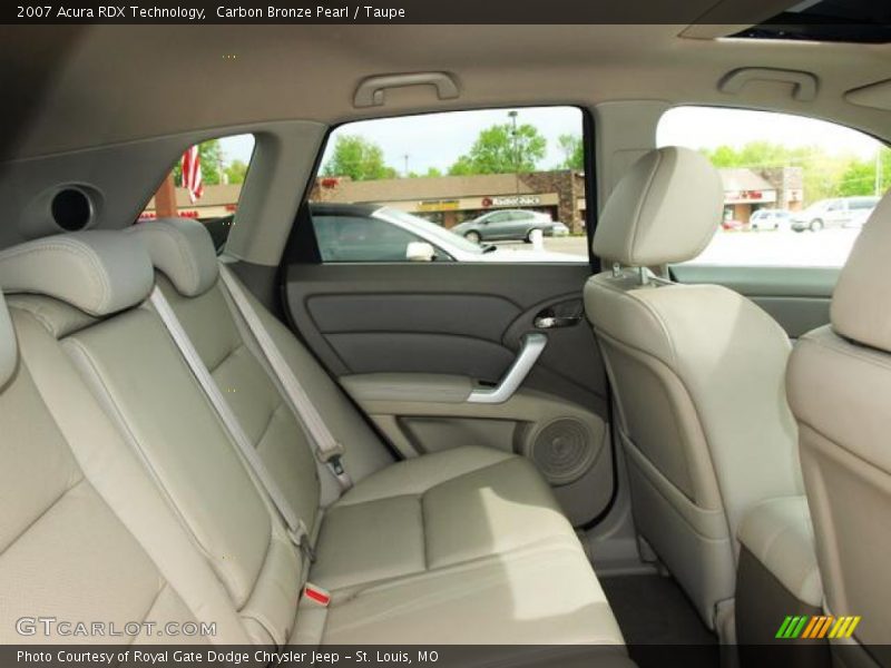 Rear Seat of 2007 RDX Technology