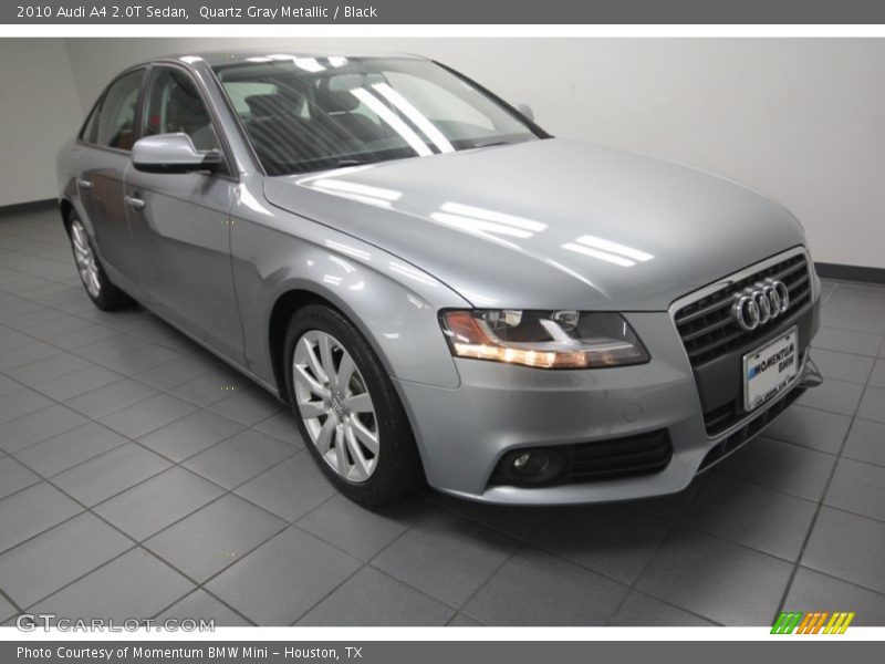 Quartz Gray Metallic / Black 2010 Audi A4 2.0T Sedan