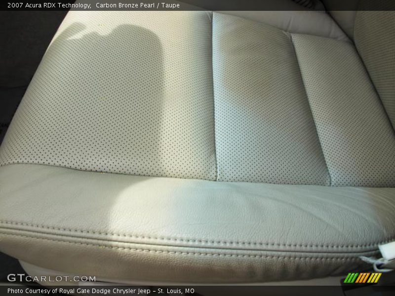 Carbon Bronze Pearl / Taupe 2007 Acura RDX Technology