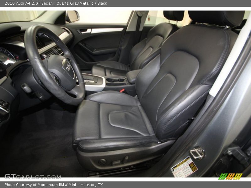 Quartz Gray Metallic / Black 2010 Audi A4 2.0T Sedan