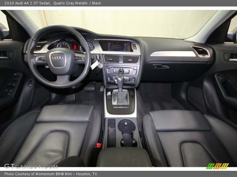 Quartz Gray Metallic / Black 2010 Audi A4 2.0T Sedan
