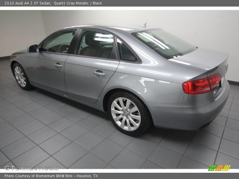 Quartz Gray Metallic / Black 2010 Audi A4 2.0T Sedan