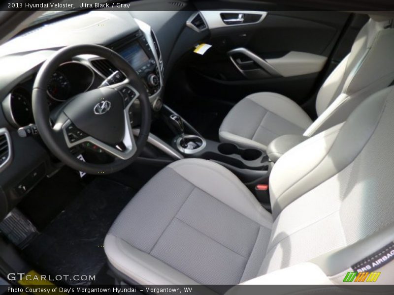 Ultra Black / Gray 2013 Hyundai Veloster