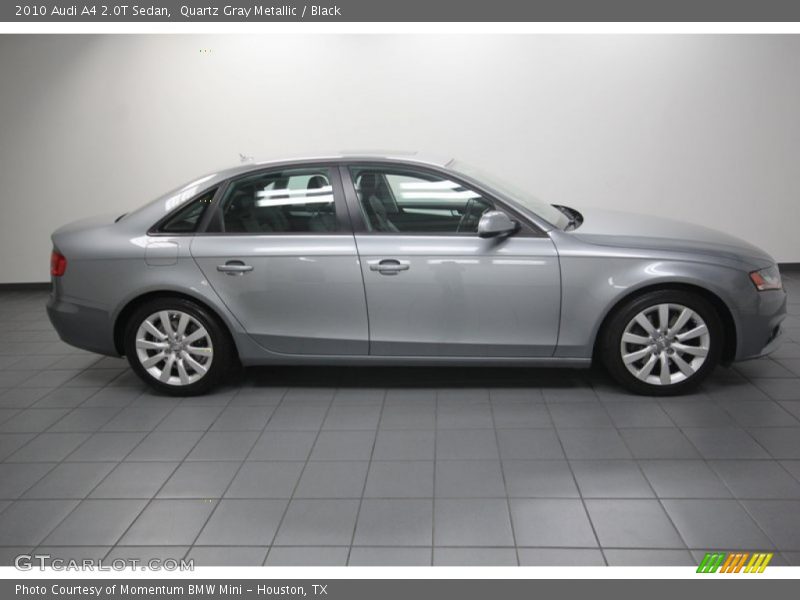 Quartz Gray Metallic / Black 2010 Audi A4 2.0T Sedan