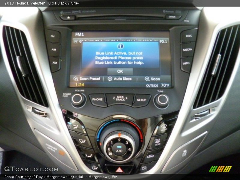 Ultra Black / Gray 2013 Hyundai Veloster