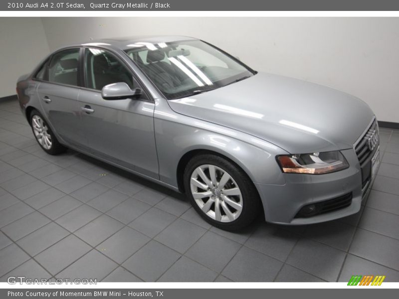 Quartz Gray Metallic / Black 2010 Audi A4 2.0T Sedan