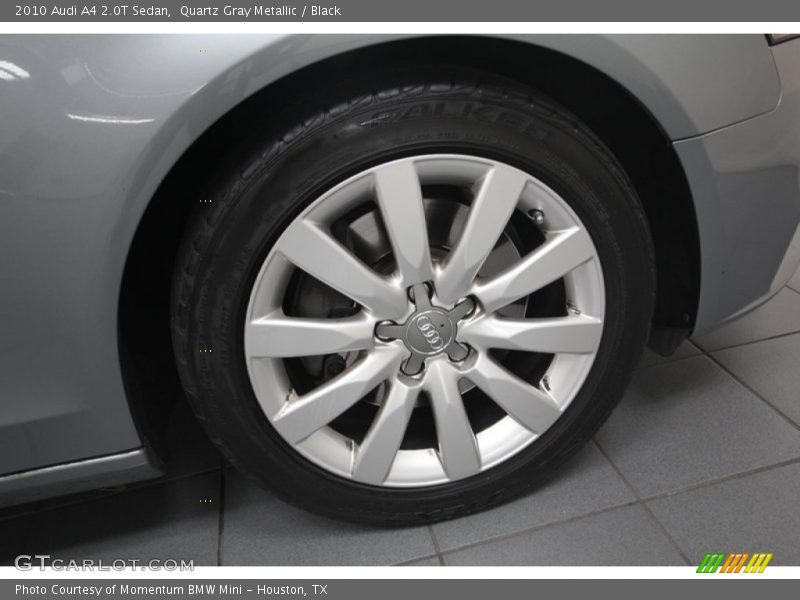 Quartz Gray Metallic / Black 2010 Audi A4 2.0T Sedan
