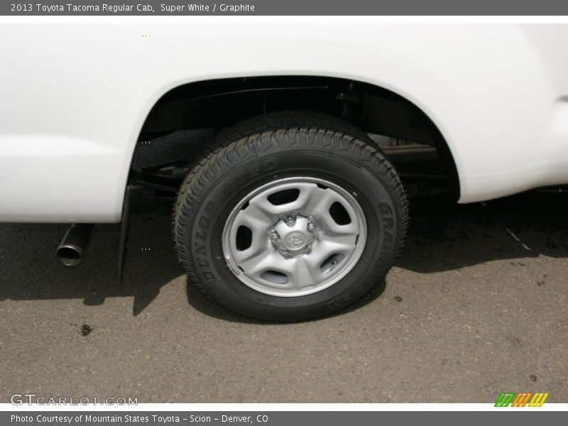 Super White / Graphite 2013 Toyota Tacoma Regular Cab