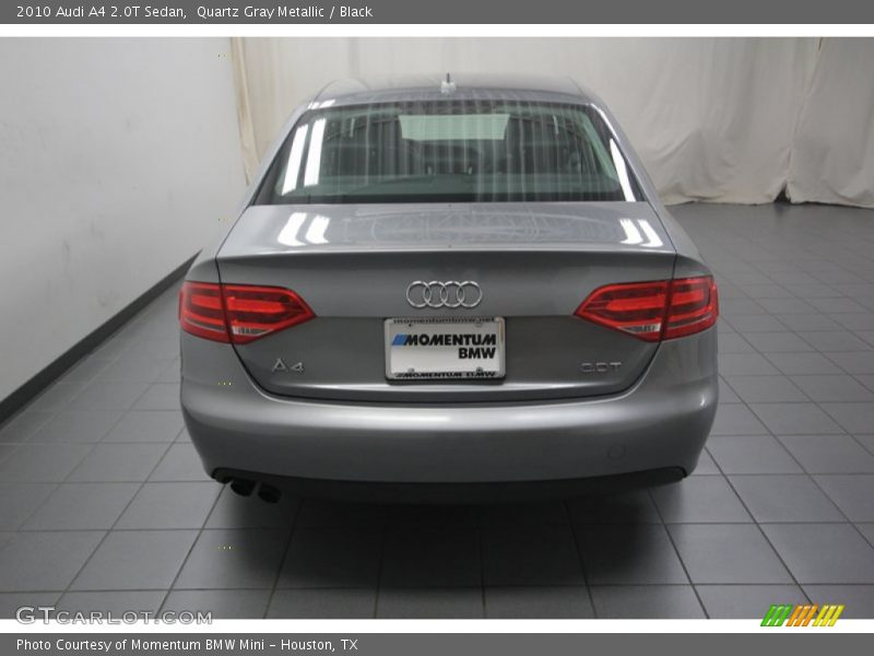 Quartz Gray Metallic / Black 2010 Audi A4 2.0T Sedan