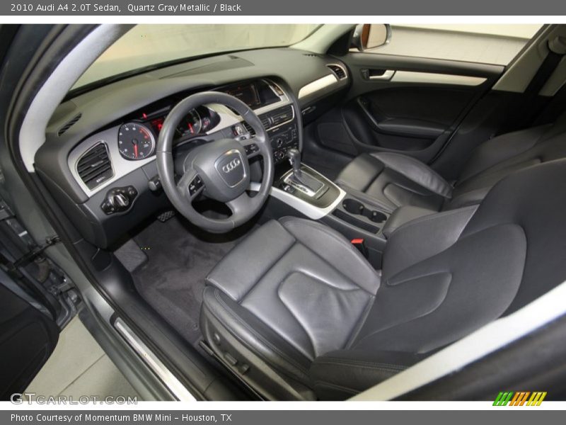 Quartz Gray Metallic / Black 2010 Audi A4 2.0T Sedan