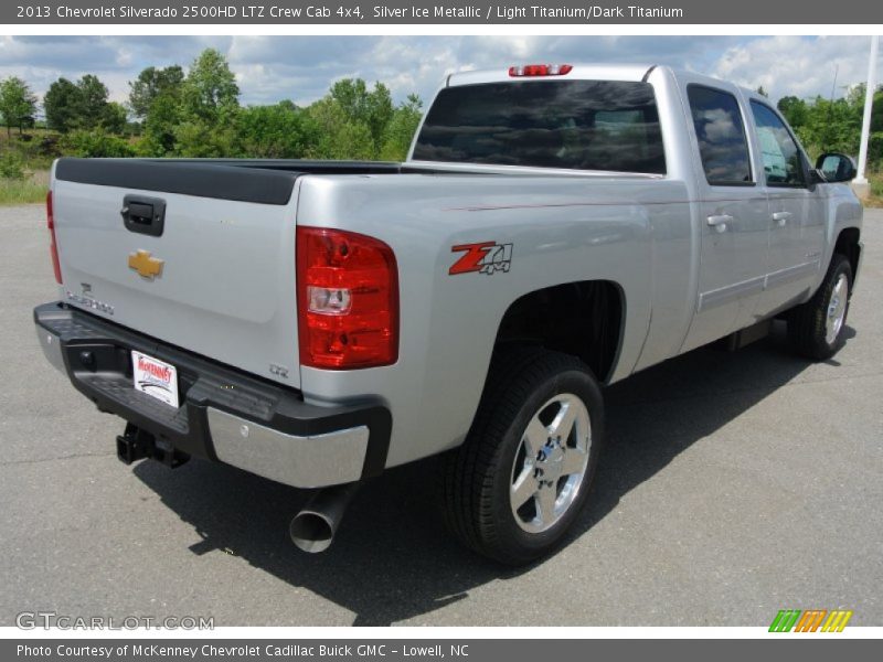 Silver Ice Metallic / Light Titanium/Dark Titanium 2013 Chevrolet Silverado 2500HD LTZ Crew Cab 4x4