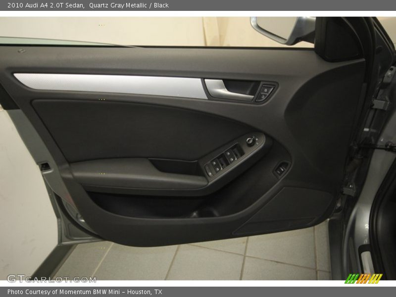 Quartz Gray Metallic / Black 2010 Audi A4 2.0T Sedan