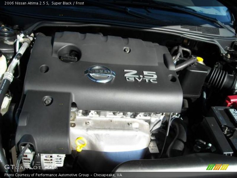 Super Black / Frost 2006 Nissan Altima 2.5 S