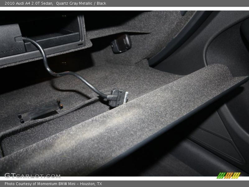 Quartz Gray Metallic / Black 2010 Audi A4 2.0T Sedan