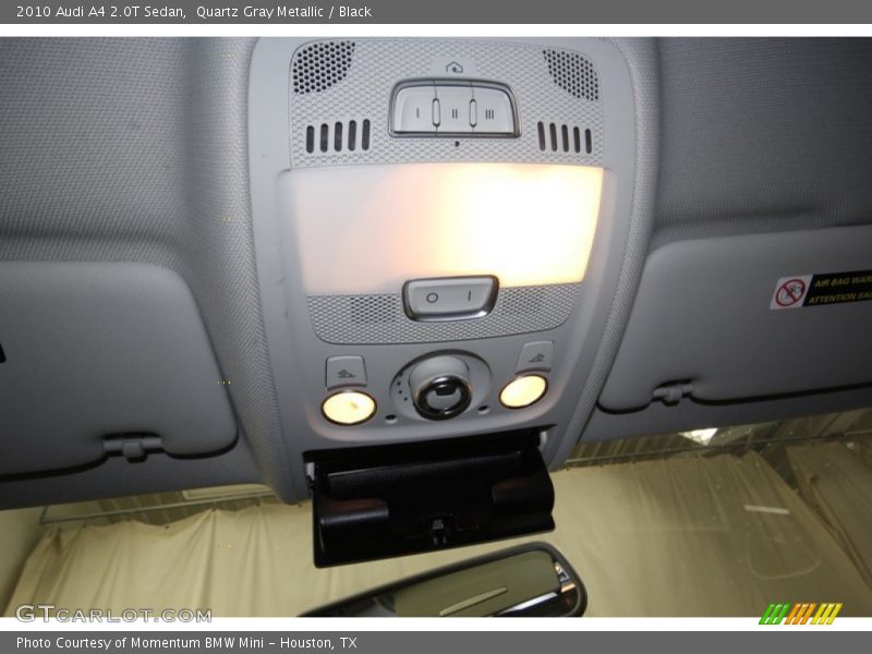 Quartz Gray Metallic / Black 2010 Audi A4 2.0T Sedan