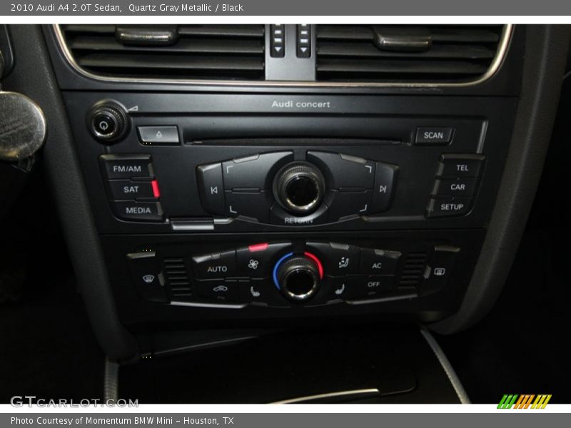 Quartz Gray Metallic / Black 2010 Audi A4 2.0T Sedan