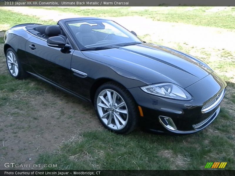 Ultimate Black Metallic / Warm Charcoal 2013 Jaguar XK XK Convertible