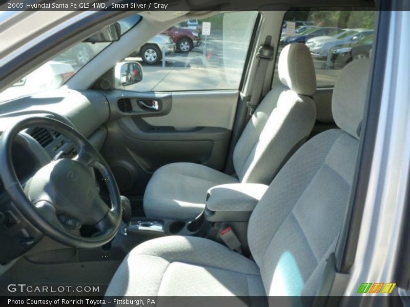 Smart Silver / Gray 2005 Hyundai Santa Fe GLS 4WD