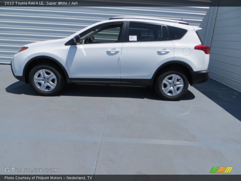 Super White / Ash 2013 Toyota RAV4 LE