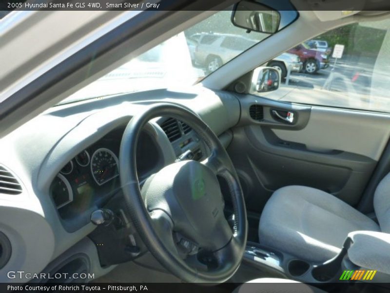 Smart Silver / Gray 2005 Hyundai Santa Fe GLS 4WD