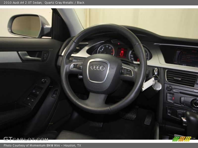 Quartz Gray Metallic / Black 2010 Audi A4 2.0T Sedan