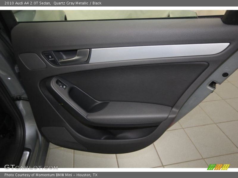 Quartz Gray Metallic / Black 2010 Audi A4 2.0T Sedan