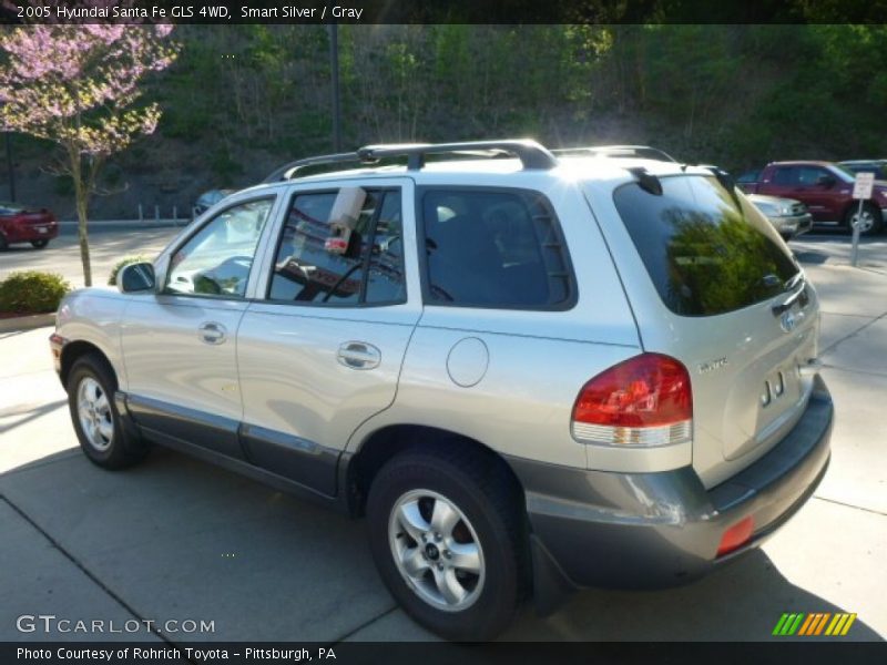 Smart Silver / Gray 2005 Hyundai Santa Fe GLS 4WD