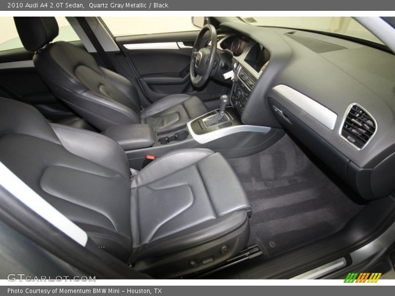 Quartz Gray Metallic / Black 2010 Audi A4 2.0T Sedan