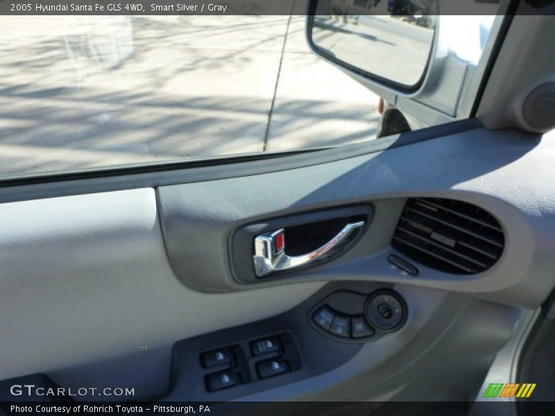 Smart Silver / Gray 2005 Hyundai Santa Fe GLS 4WD