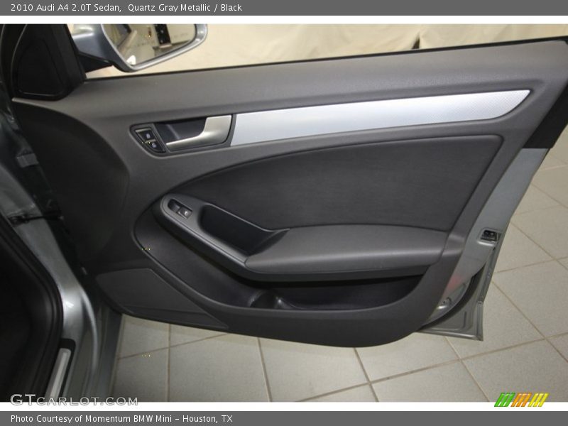 Quartz Gray Metallic / Black 2010 Audi A4 2.0T Sedan