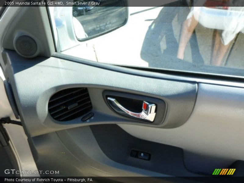Smart Silver / Gray 2005 Hyundai Santa Fe GLS 4WD