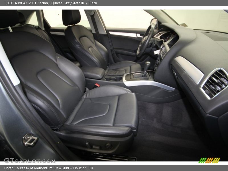 Quartz Gray Metallic / Black 2010 Audi A4 2.0T Sedan