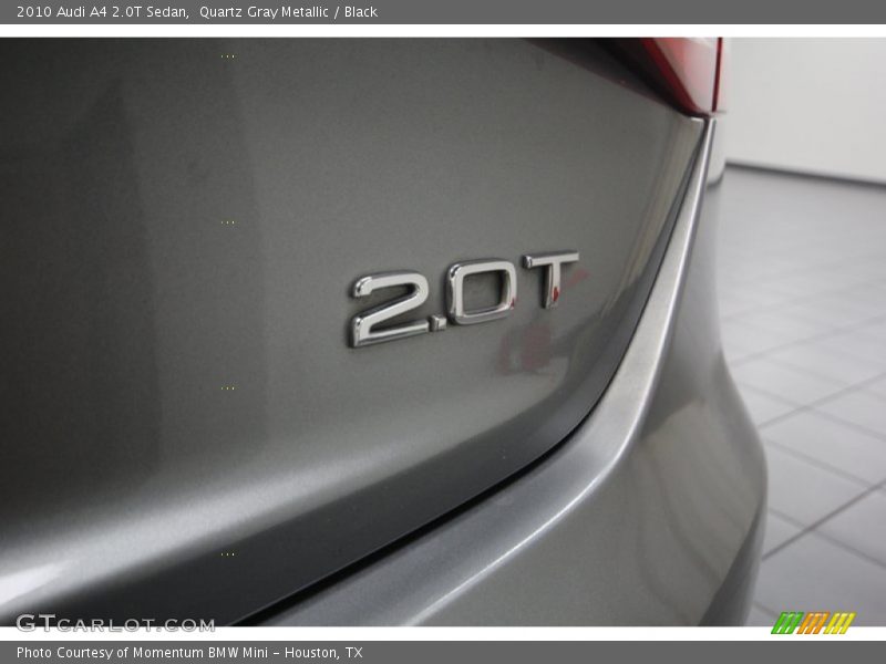 Quartz Gray Metallic / Black 2010 Audi A4 2.0T Sedan