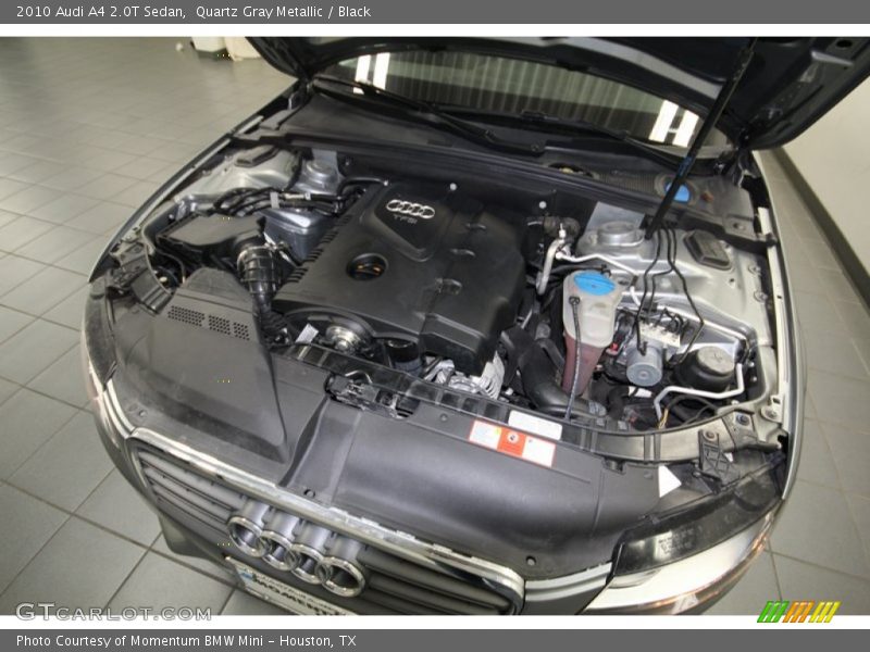 Quartz Gray Metallic / Black 2010 Audi A4 2.0T Sedan