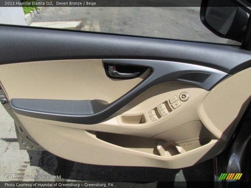 Desert Bronze / Beige 2013 Hyundai Elantra GLS