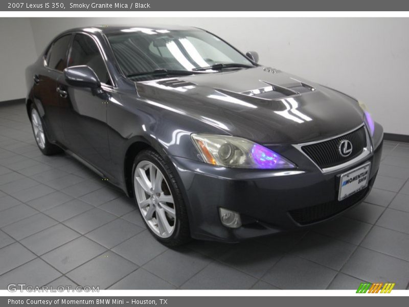Smoky Granite Mica / Black 2007 Lexus IS 350