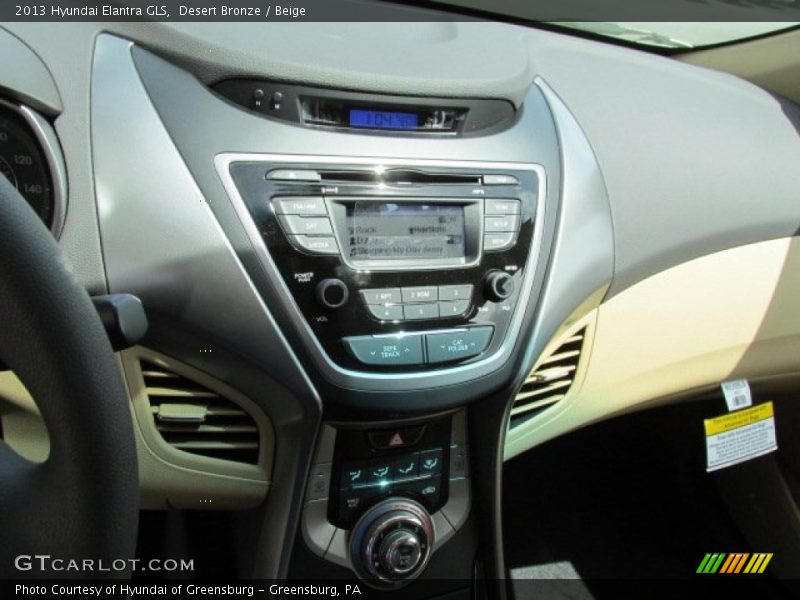 Desert Bronze / Beige 2013 Hyundai Elantra GLS