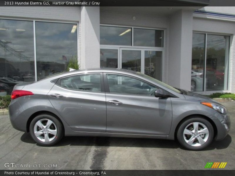 Harbor Gray Metallic / Gray 2013 Hyundai Elantra GLS