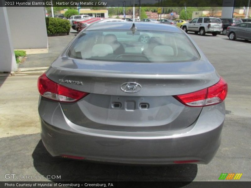 Harbor Gray Metallic / Gray 2013 Hyundai Elantra GLS